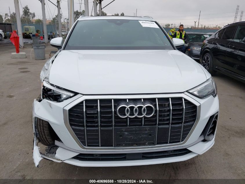 2022 Audi Q3 Premium S Line 45 VIN: WA1DECF36N1127305 Lot: 40696588