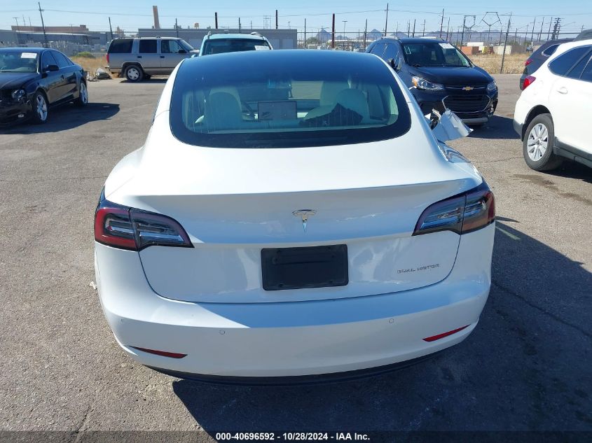 2020 Tesla Model 3 Long Range Dual Motor All-Wheel Drive VIN: 5YJ3E1EB1LF640500 Lot: 40696592