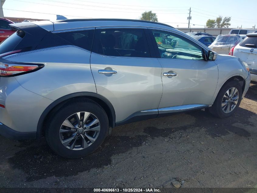 2017 Nissan Murano Sv VIN: 5N1AZ2MG7HN116576 Lot: 40696613