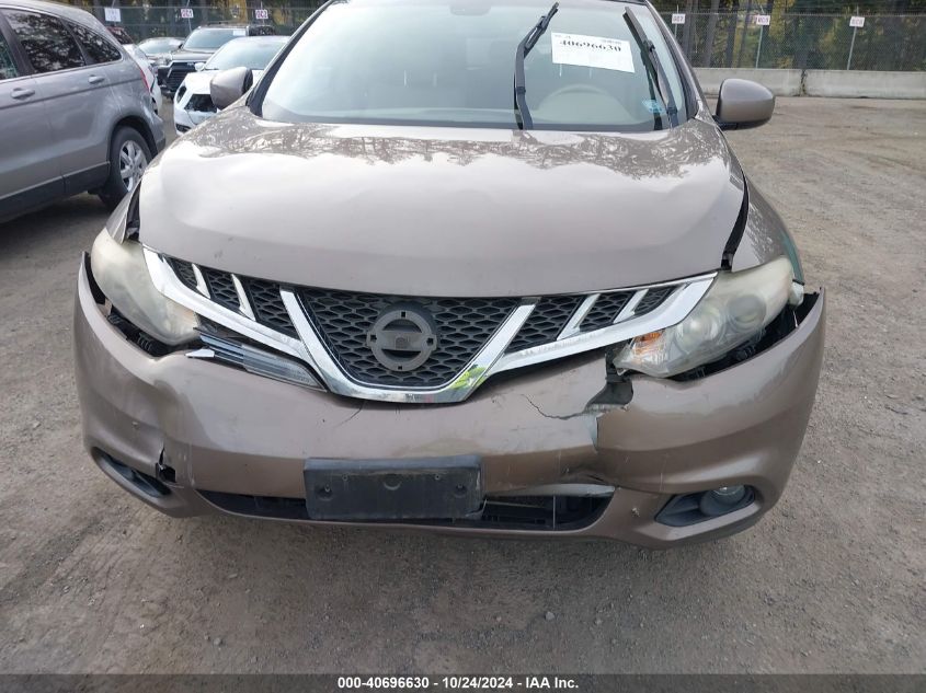 2012 Nissan Murano Sl VIN: JN8AZ1MU3CW113587 Lot: 40696630