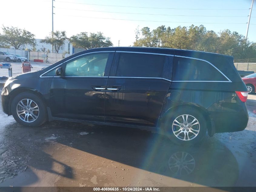 2011 Honda Odyssey Ex-L VIN: 5FNRL5H64BB046987 Lot: 40696635