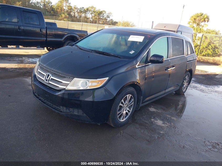 Vin: 5fnrl5h64bb046987, lot: 41185959, honda odyssey ex-l 20112
