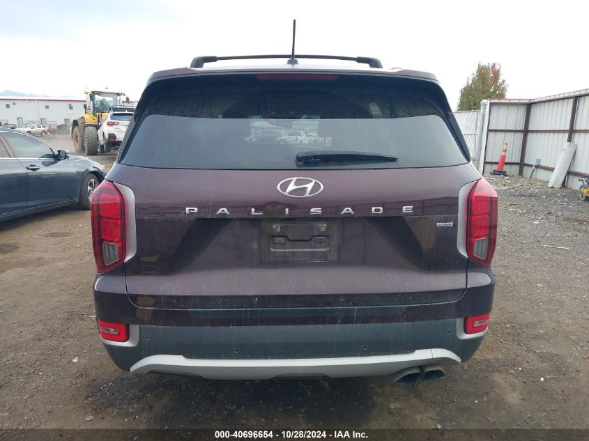 2022 Hyundai Palisade Sel VIN: KM8R3DHE7NU403958 Lot: 40696654