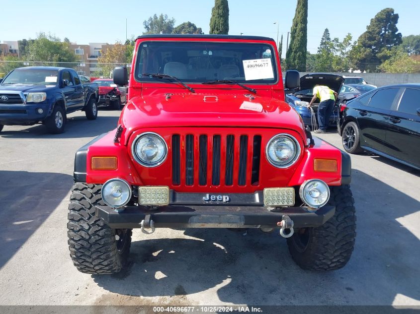 1997 Jeep Wrangler Se VIN: 1J4FY29P2VP417319 Lot: 40696677