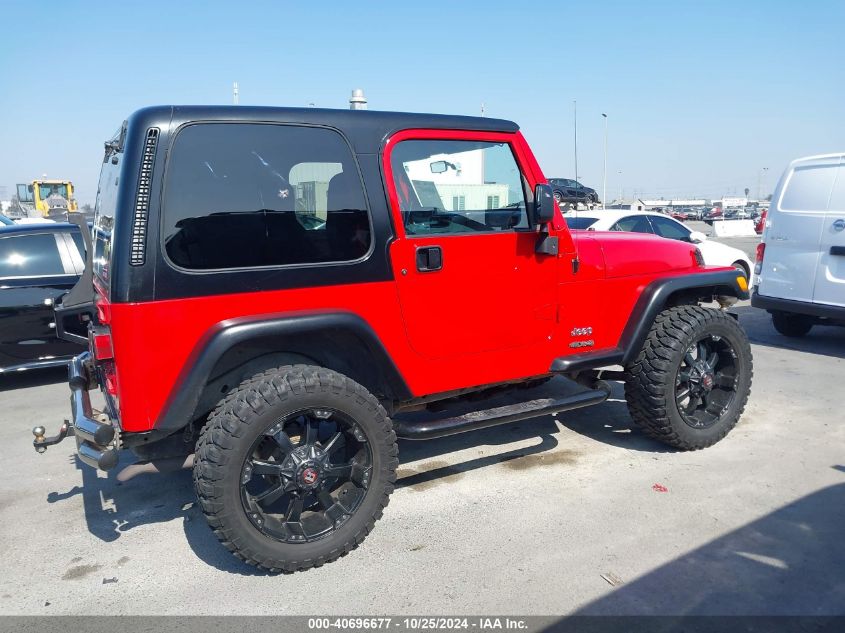 1997 Jeep Wrangler Se VIN: 1J4FY29P2VP417319 Lot: 40696677