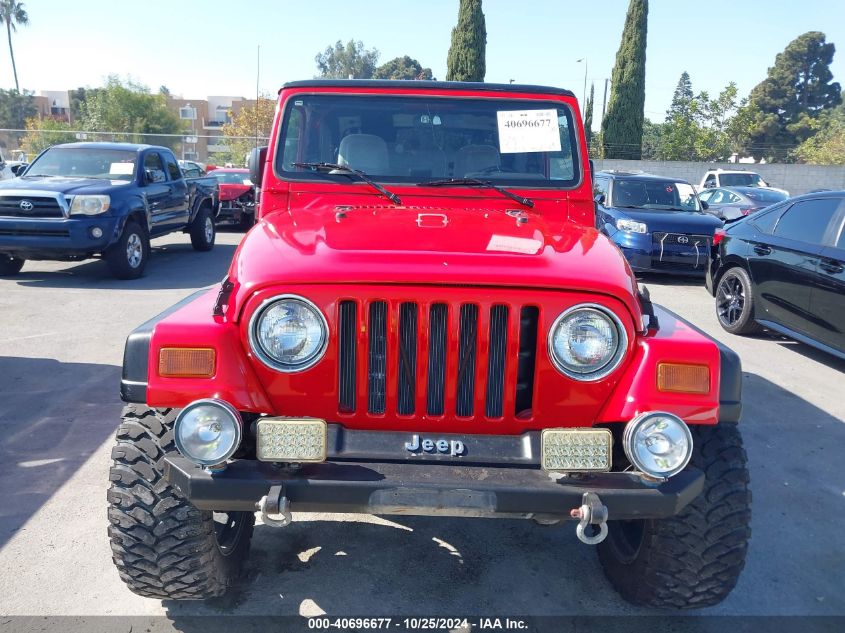 1997 Jeep Wrangler Se VIN: 1J4FY29P2VP417319 Lot: 40696677