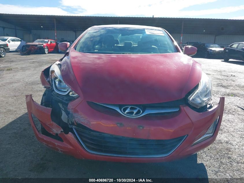 2014 Hyundai Elantra Se VIN: KMHDH4AE8EU167584 Lot: 40696720