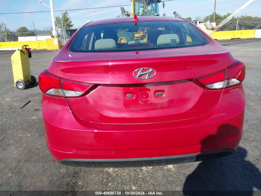 2014 Hyundai Elantra Se VIN: KMHDH4AE8EU167584 Lot: 40696720