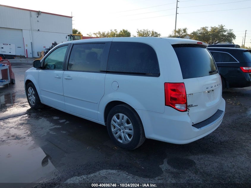Vin: 2c4rdgbg6gr284846, lot: 41186070, dodge grand caravan se 20163