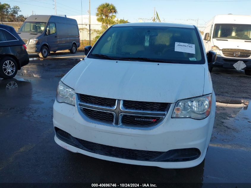 2016 Dodge Grand Caravan Se VIN: 2C4RDGBG6GR284846 Lot: 40696746