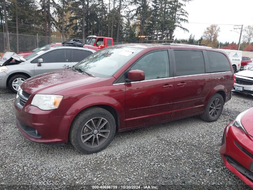 2017 Dodge Grand Caravan Sxt VIN: 2C4RDGCGXHR828264 Lot: 40696759