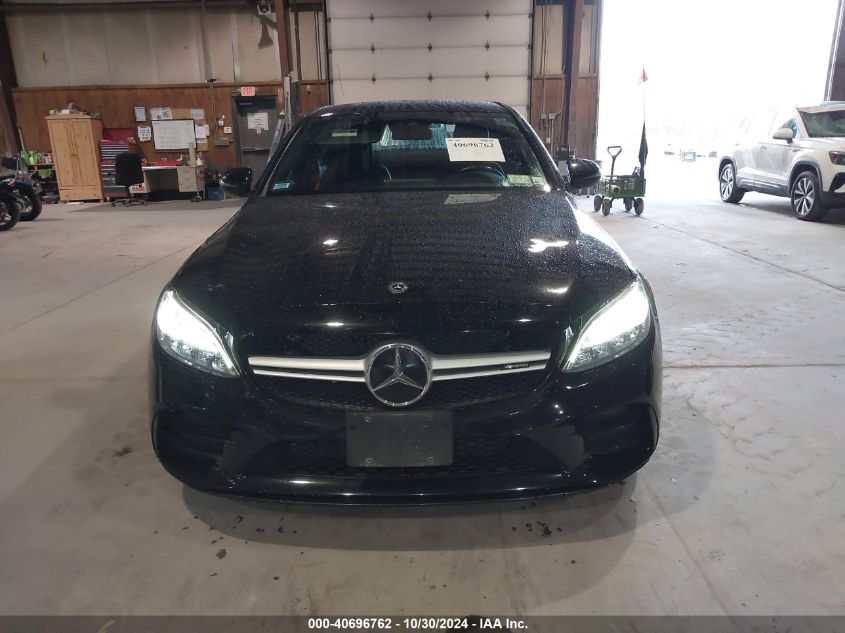 2021 Mercedes-Benz Amg C 43 4Matic VIN: W1KWF6EB9MR628586 Lot: 40696762