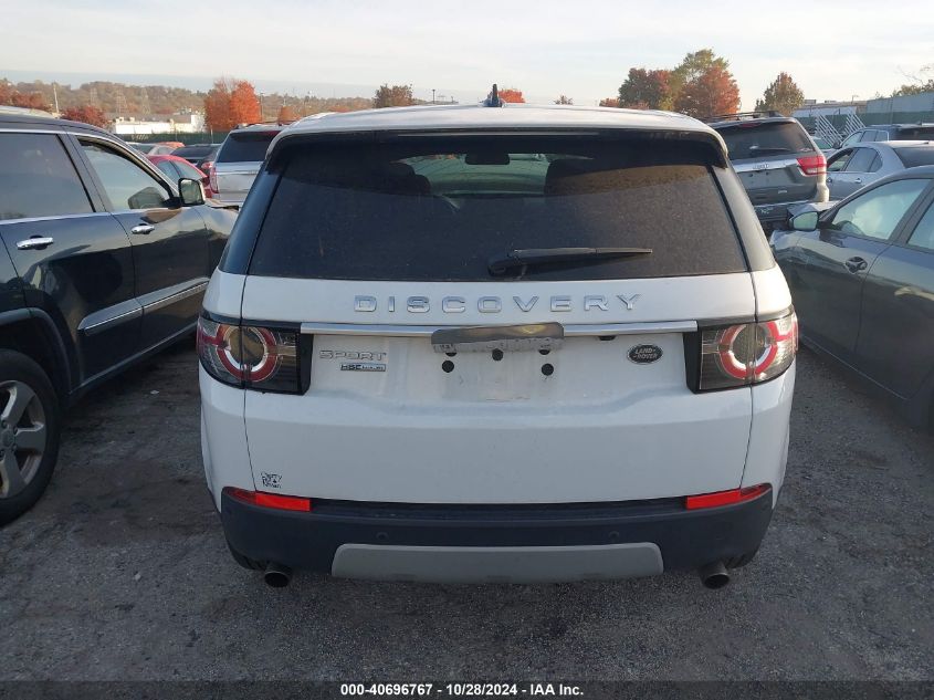 2016 Land Rover Discovery Sport Hse Lux VIN: SALCT2BG1GH575898 Lot: 40696767