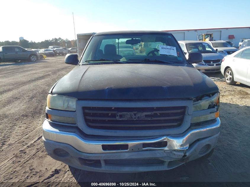 2005 GMC Sierra 1500 Work Truck VIN: 1GTEK14X45Z116639 Lot: 40696898