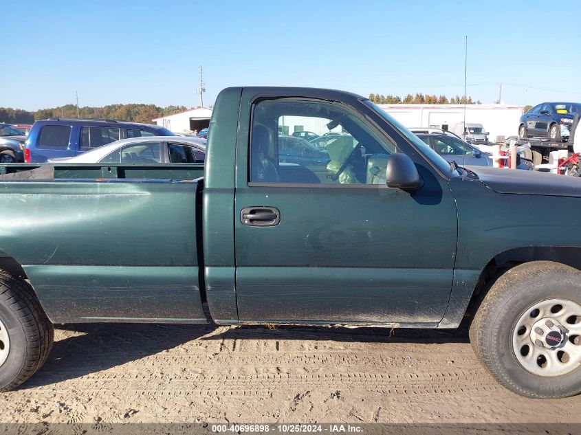 2005 GMC Sierra 1500 Work Truck VIN: 1GTEK14X45Z116639 Lot: 40696898