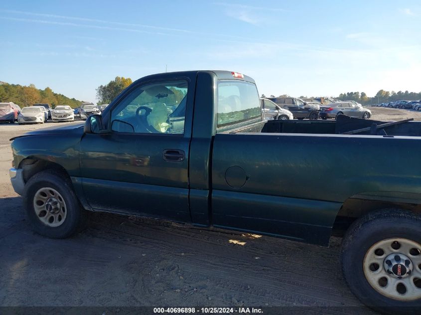 2005 GMC Sierra 1500 Work Truck VIN: 1GTEK14X45Z116639 Lot: 40696898