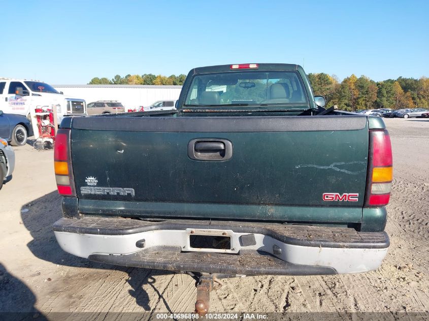 2005 GMC Sierra 1500 Work Truck VIN: 1GTEK14X45Z116639 Lot: 40696898