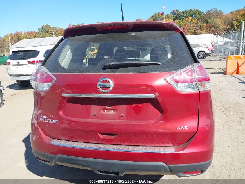 2016 Nissan Rogue S VIN: JN8AT2MV3GW144666 Lot: 40697219