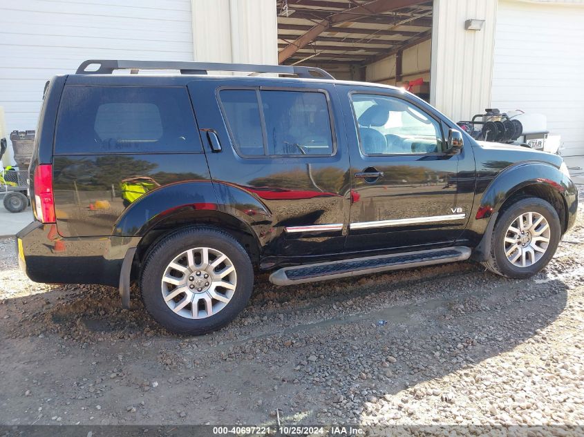 2008 Nissan Pathfinder Le V8 VIN: 5N1BR18A88C628122 Lot: 40697221