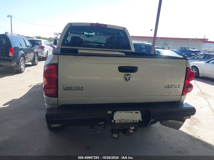 2007 Dodge Ram 2500 Slt/Trx4 Off Road/Sport/Power Wagon VIN: 1D7KS28A67J595944 Lot: 40697293