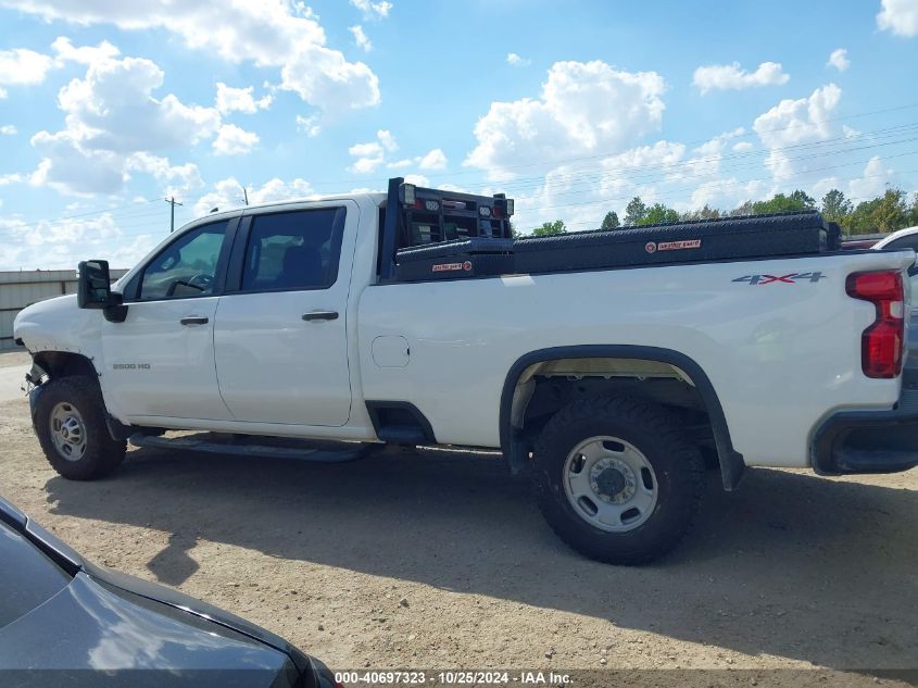 2020 Chevrolet Silverado 2500Hd 4Wd Long Bed Wt VIN: 1GC4YLE70LF161872 Lot: 40697323