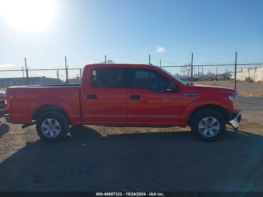 2018 Ford F-150 Xlt VIN: 1FTEW1C56JFB33605 Lot: 40697333