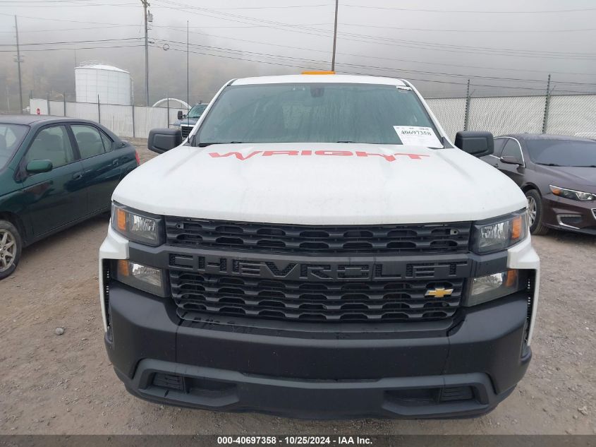 2021 Chevrolet Silverado 1500 2Wd Standard Bed Wt VIN: 1GCRWAEH8MZ202709 Lot: 40697358