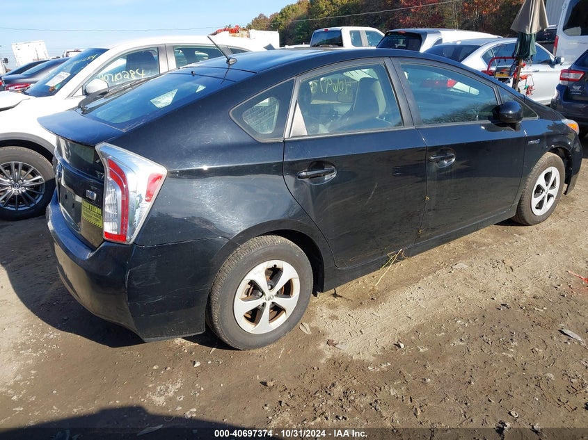 2012 TOYOTA PRIUS VIN: JTDKN3DU5C5536667