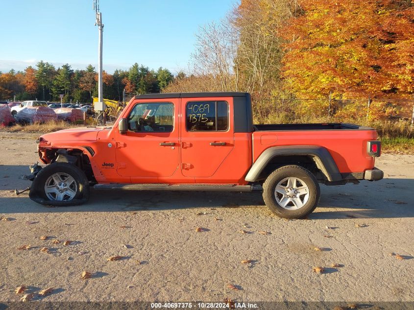 2020 Jeep Gladiator Sport S 4X4 VIN: 1C6HJTAG0LL157762 Lot: 40697375