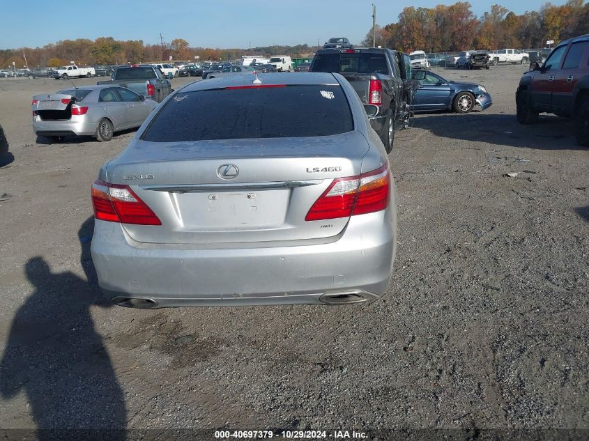 2010 Lexus Ls 460 VIN: JTHCL5EFXA5006003 Lot: 40697379