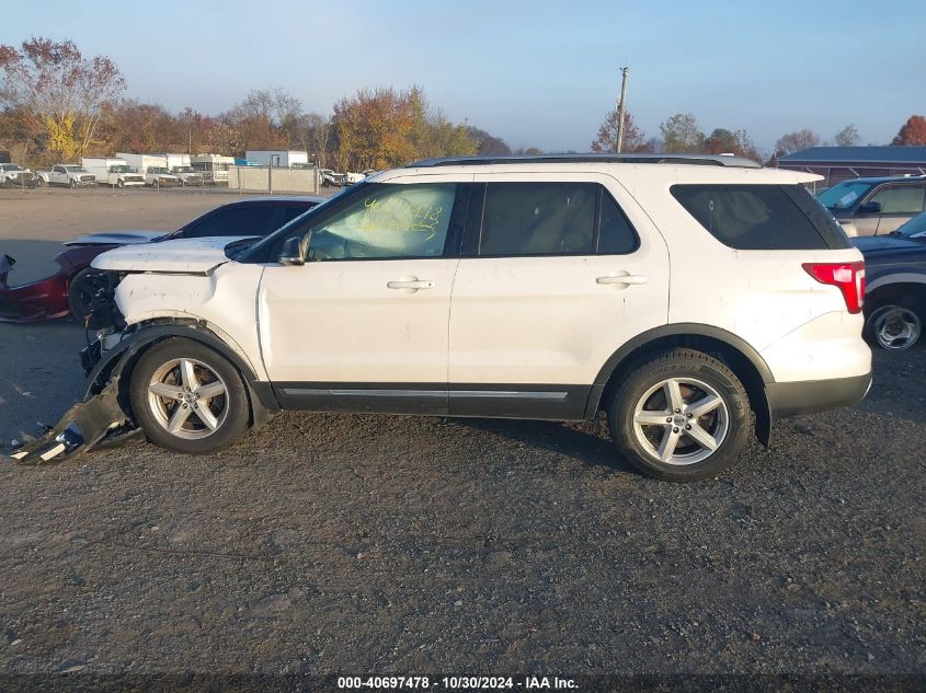 2016 Ford Explorer Xlt VIN: 1FM5K8D83GGB20032 Lot: 40697478