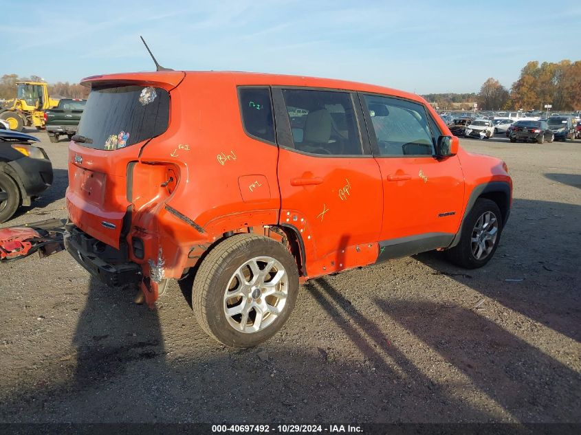 VIN ZACCJABT0FPB59479 2015 Jeep Renegade, Latitude no.4