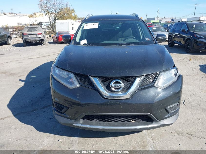 2016 Nissan Rogue Sv VIN: KNMAT2MV9GP614561 Lot: 40697494