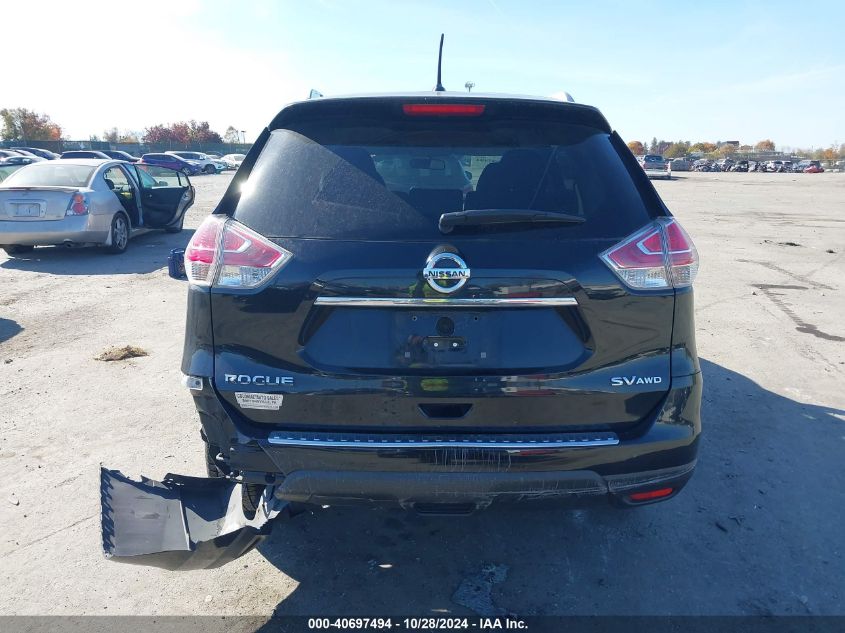 2016 Nissan Rogue Sv VIN: KNMAT2MV9GP614561 Lot: 40697494