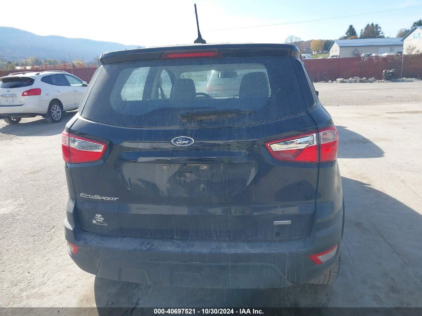 2020 Ford Ecosport S VIN: MAJ3S2FE6LC333396 Lot: 40697521