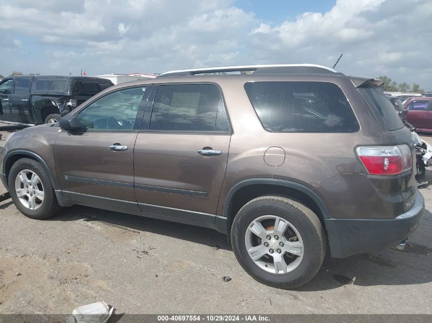 2009 GMC Acadia Sle-1 VIN: 1GKER13D69J127721 Lot: 40697554