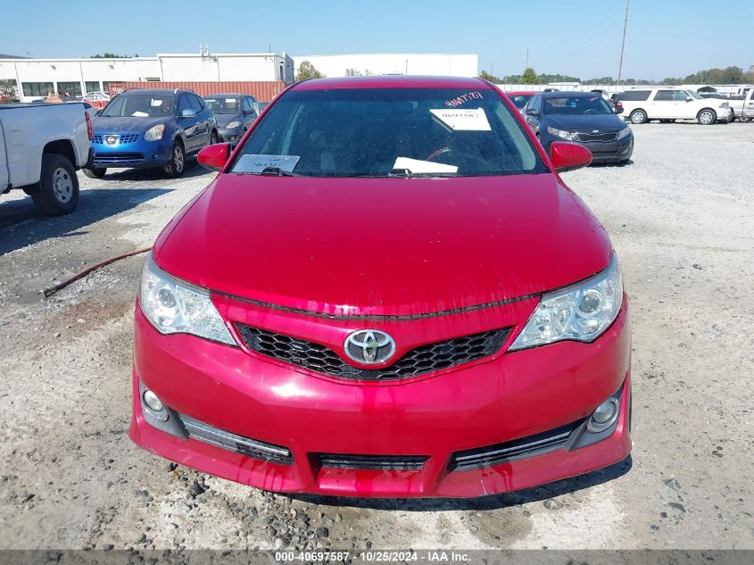 2014 Toyota Camry Se VIN: 4T1BF1FKXEU748322 Lot: 40697587