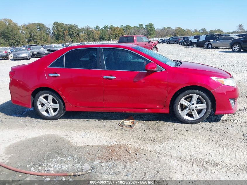 2014 Toyota Camry Se VIN: 4T1BF1FKXEU748322 Lot: 40697587