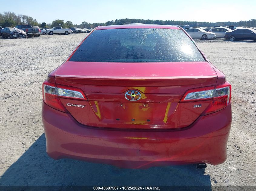 2014 Toyota Camry Se VIN: 4T1BF1FKXEU748322 Lot: 40697587