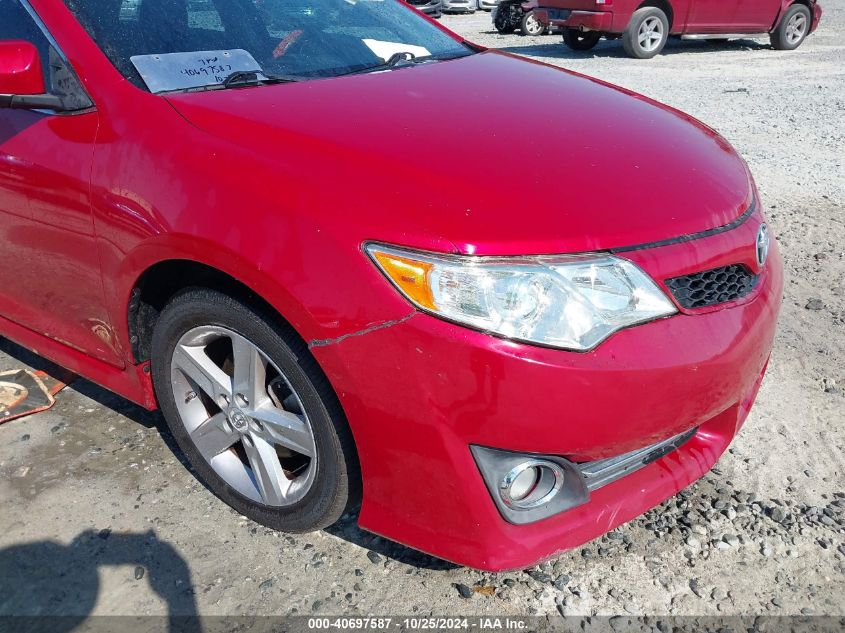 2014 Toyota Camry Se VIN: 4T1BF1FKXEU748322 Lot: 40697587