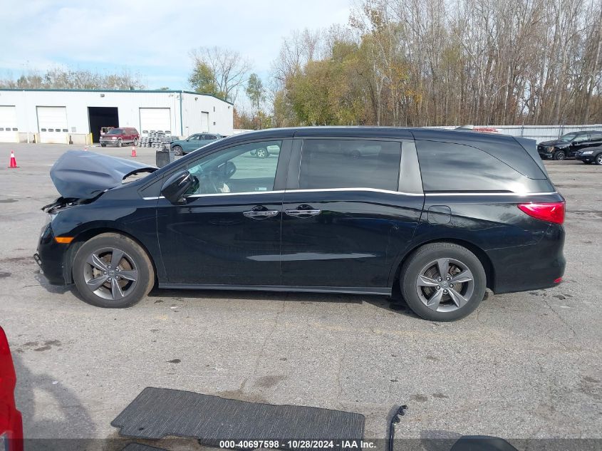 2022 Honda Odyssey Ex VIN: 5FNRL6H56NB004516 Lot: 40697598