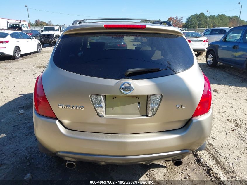 2005 Nissan Murano Sl VIN: JN8AZ08T55W328029 Lot: 40697602