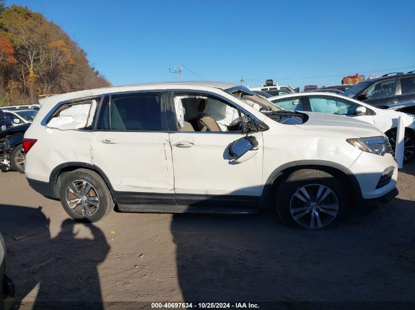 2016 Honda Pilot Ex VIN: 5FNYF6H43GB044212 Lot: 40697634