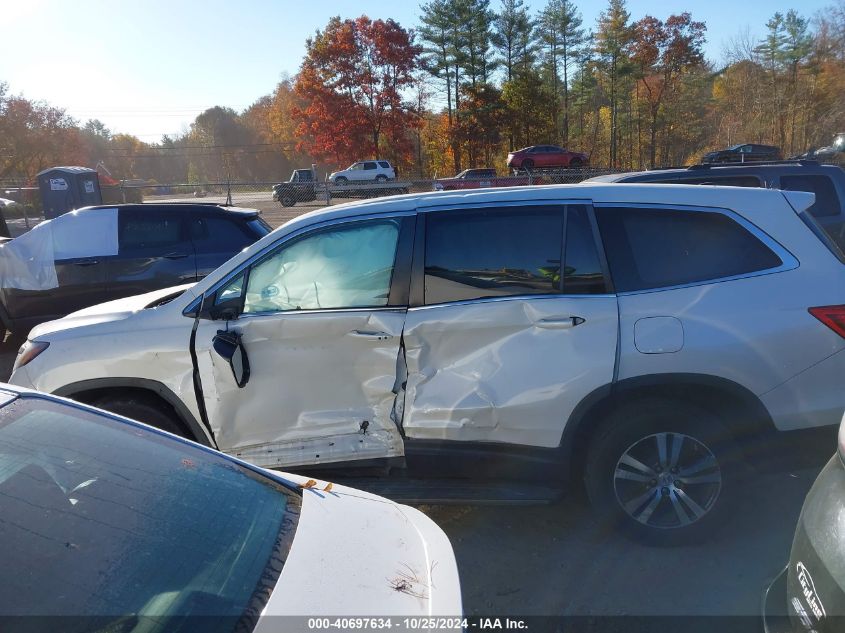 2016 Honda Pilot Ex VIN: 5FNYF6H43GB044212 Lot: 40697634