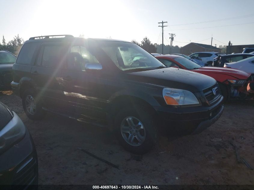 2003 Honda Pilot Ex-L VIN: 2HKYF18513H545106 Lot: 40697643