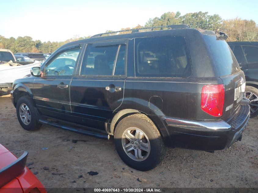 2003 Honda Pilot Ex-L VIN: 2HKYF18513H545106 Lot: 40697643