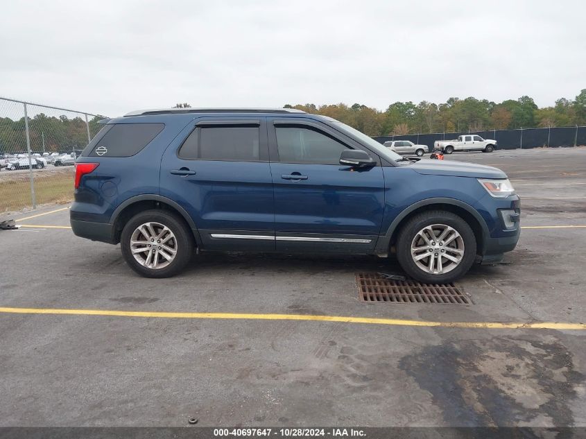 2017 Ford Explorer Xlt VIN: 1FM5K7D86HGC12957 Lot: 40697647