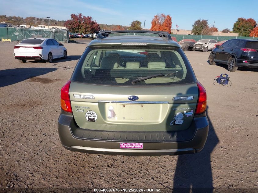 2005 Subaru Outback 2.5I VIN: 4S4BP61C857304820 Lot: 40697676