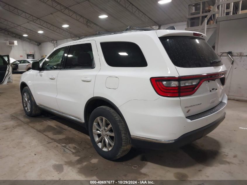 VIN 1C4RDJAG9JC324352 2018 DODGE DURANGO SXT AWD