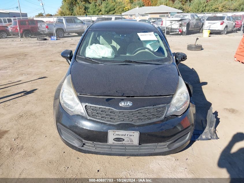 2013 Kia Rio Lx VIN: KNADM4A3XD6270584 Lot: 40697703